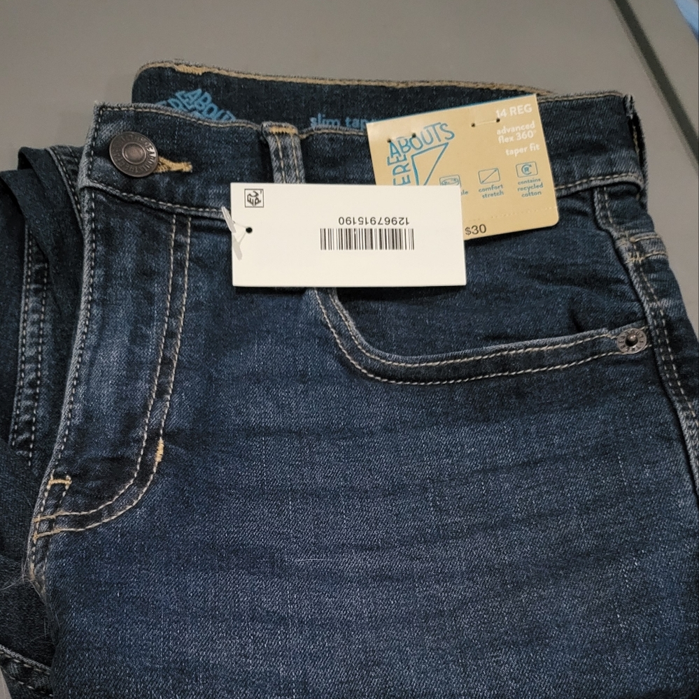 Kids blue jeans